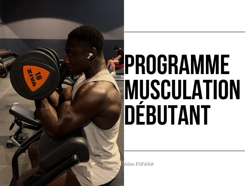 Programme musculation débutant